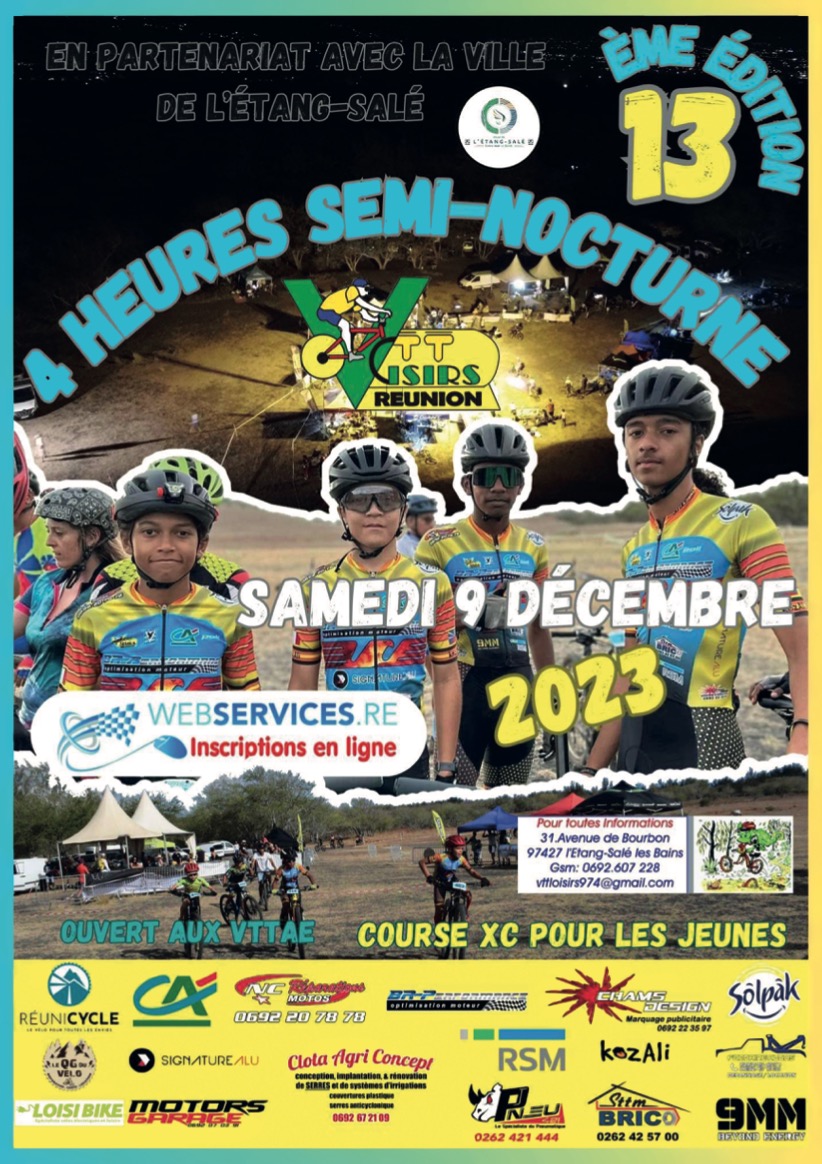 AFFICHE 4H SEMI NOCTURNE VTTL