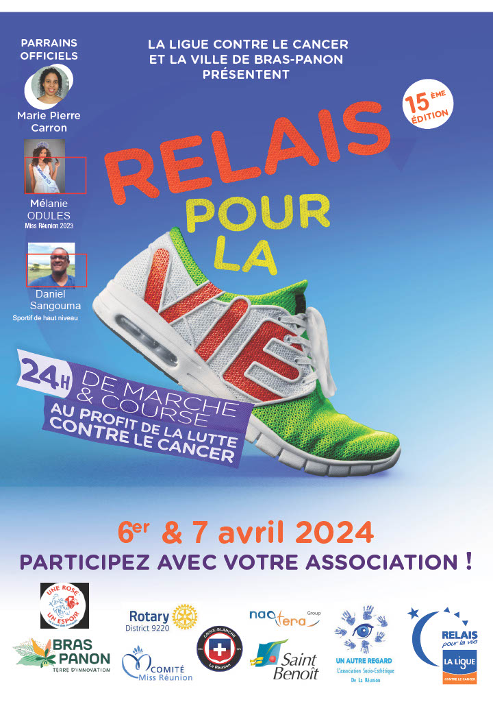 AFFICHE RELAIS POUR LA VIE 15e EDITION