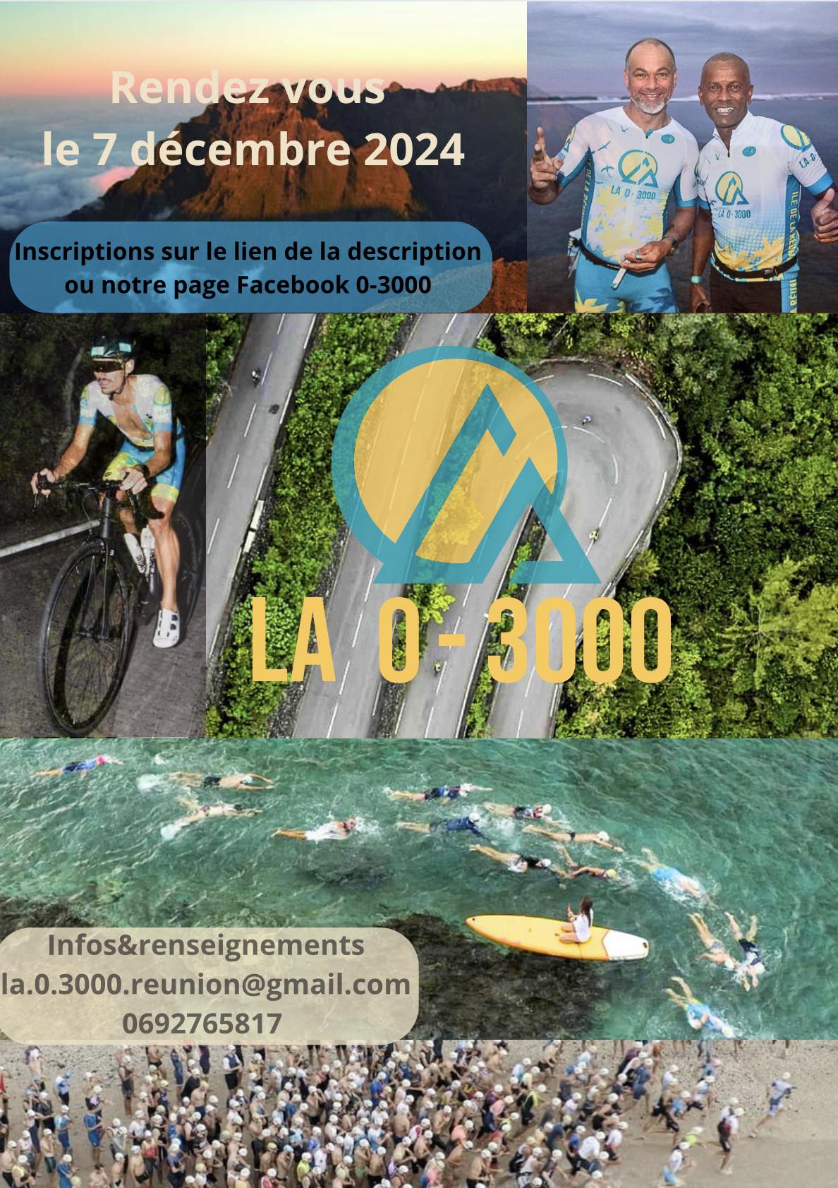 AFFICHE Triathlon La 0 3000 LCT