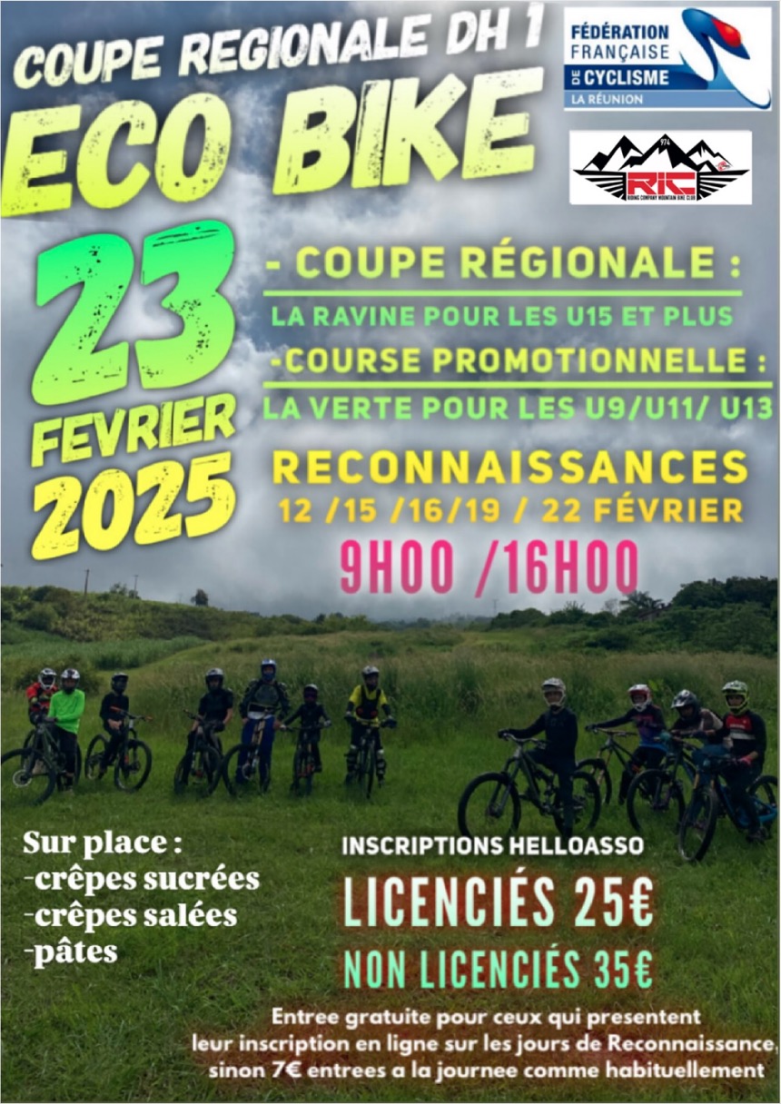 AFFICHE VTT DH ECO BIKE RIC v2