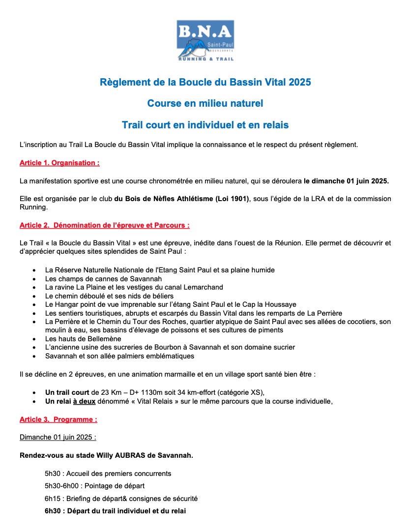 REGLEMENT BBV 2025 BNA