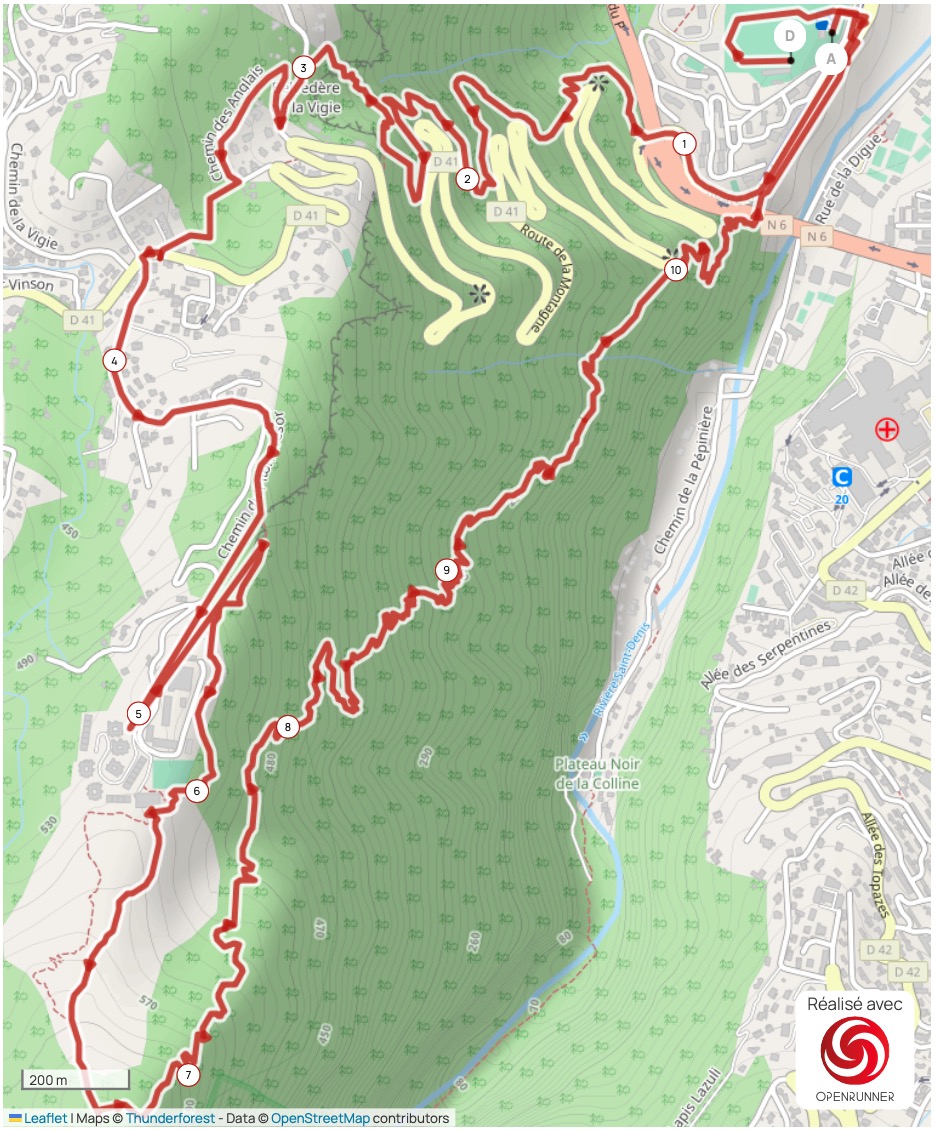 Parcours 10km