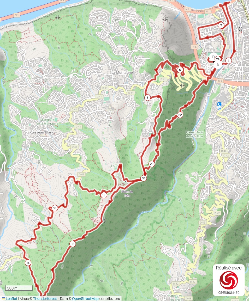 Parcours 25km