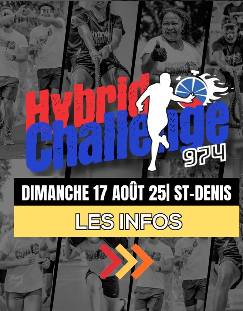 AFFICHE Hybid Challenge 974 17 aout 2025