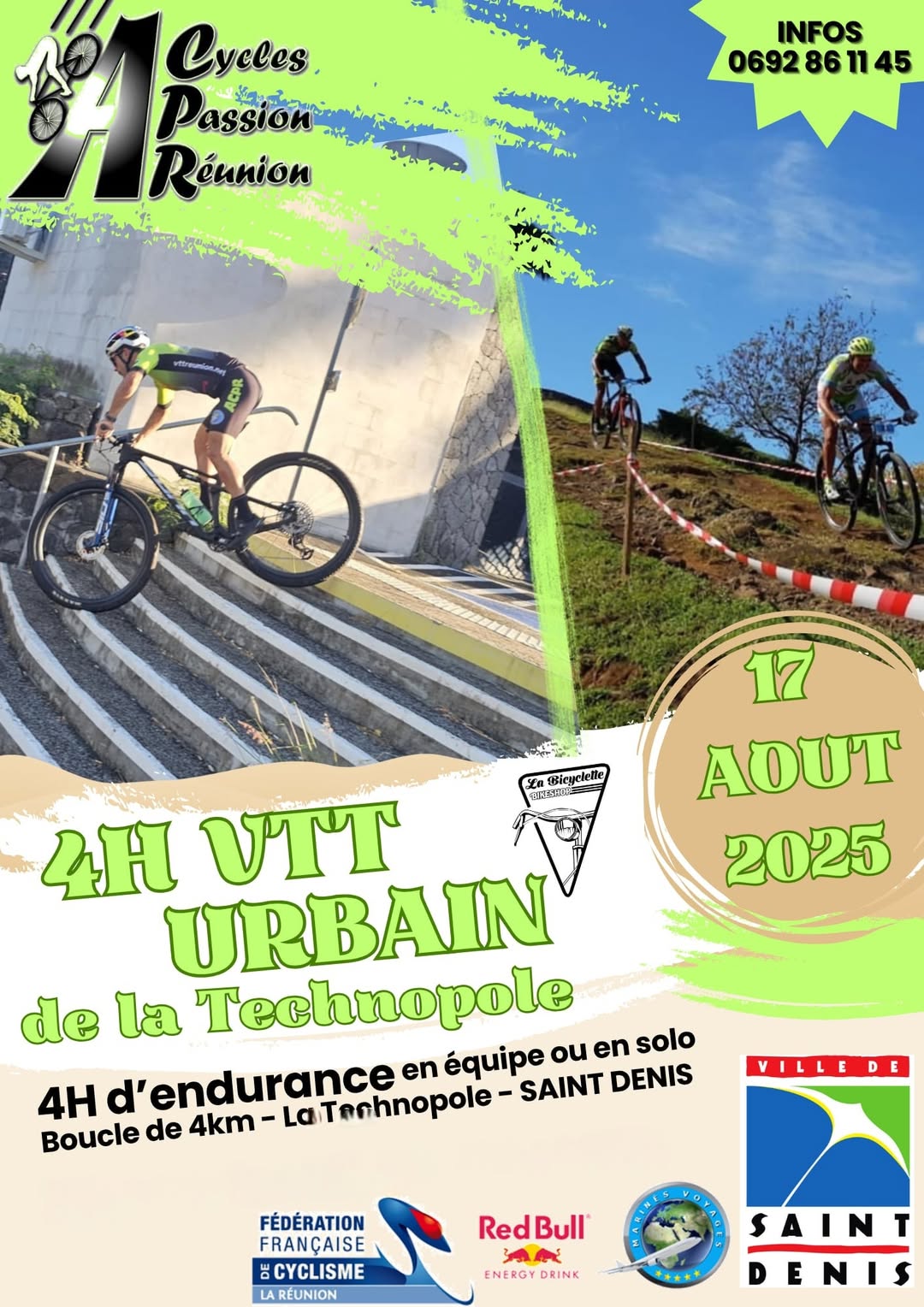 AFFICHE 4H VTT Urbain de la Technopole ACPR