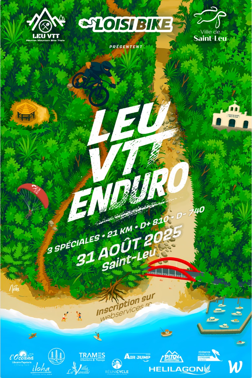 AFFICHE LEU VTT ENDURO 2025