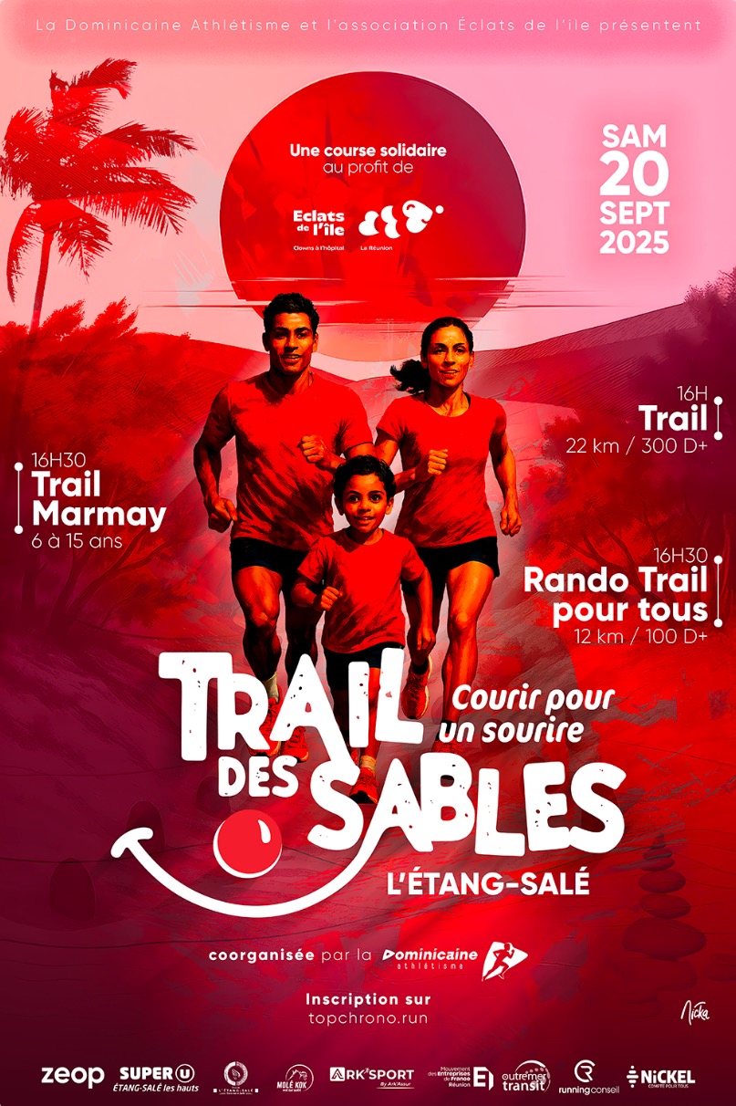 AFFICHE Trail des Sables 2025 DOMINICAINE