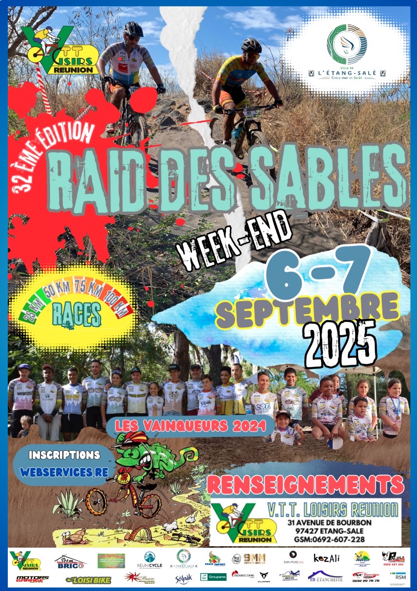 AFFICHE RAID des Sables 2025 VTTL