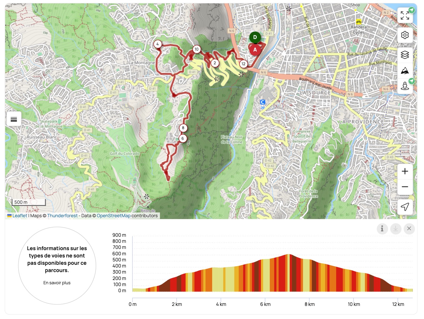 Parcours Trail Kafrine 12km 2026